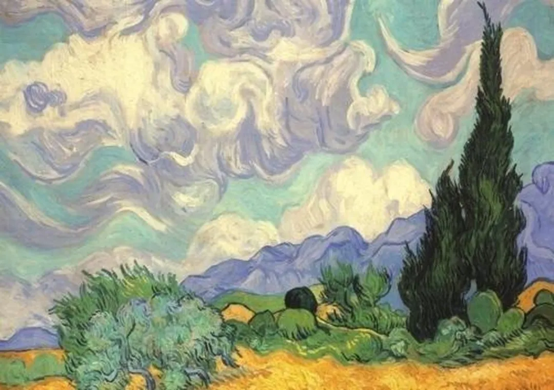 Piatnik Vincent van Gogh Korenveld met Cipressen Puzzel - 1000 Stuks