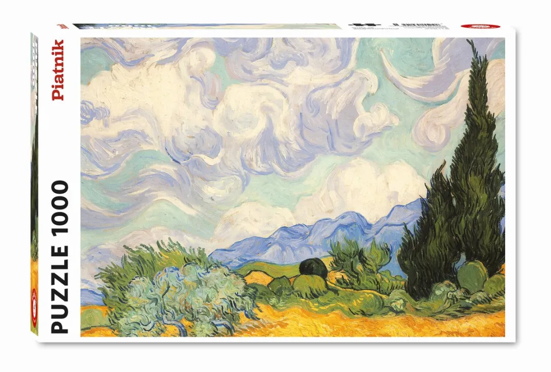 Piatnik Vincent van Gogh Korenveld met Cipressen Puzzel - 1000 Stuks
