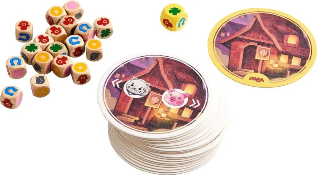Haba Spel Links Rechts Dobbel Weg 305294 - 1-4 Spelers