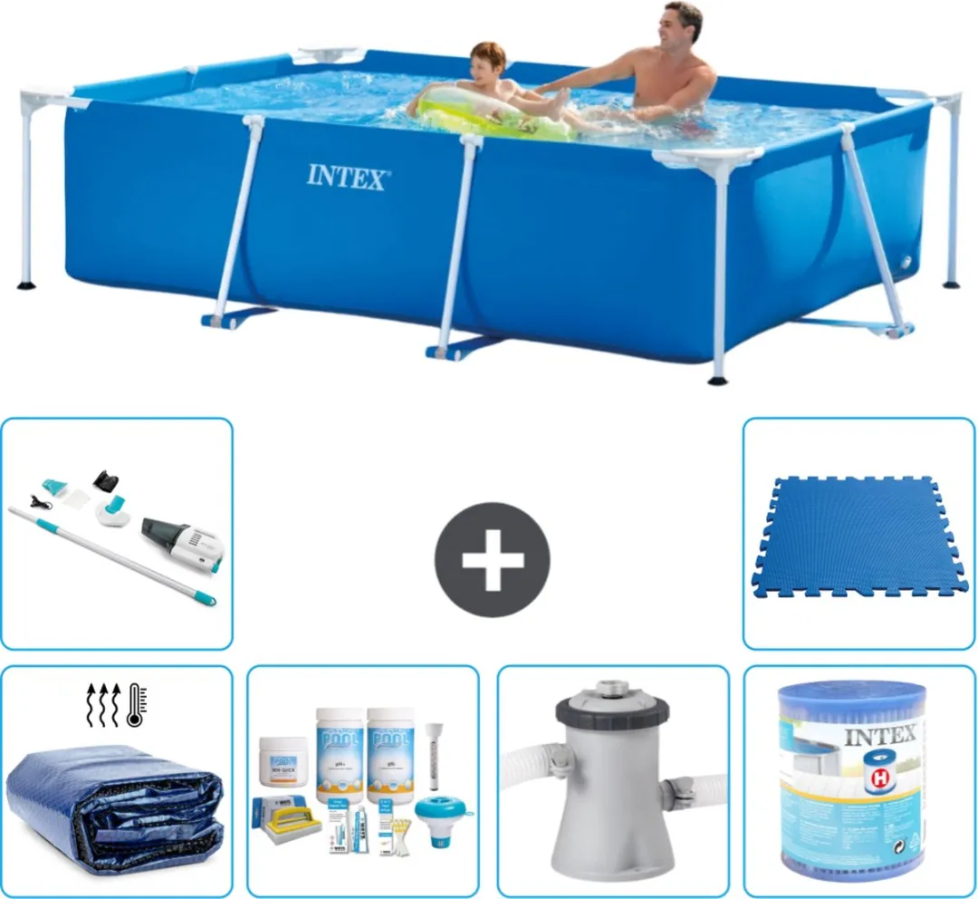 Intex Rechthoekig Frame Zwembad 260x160cm