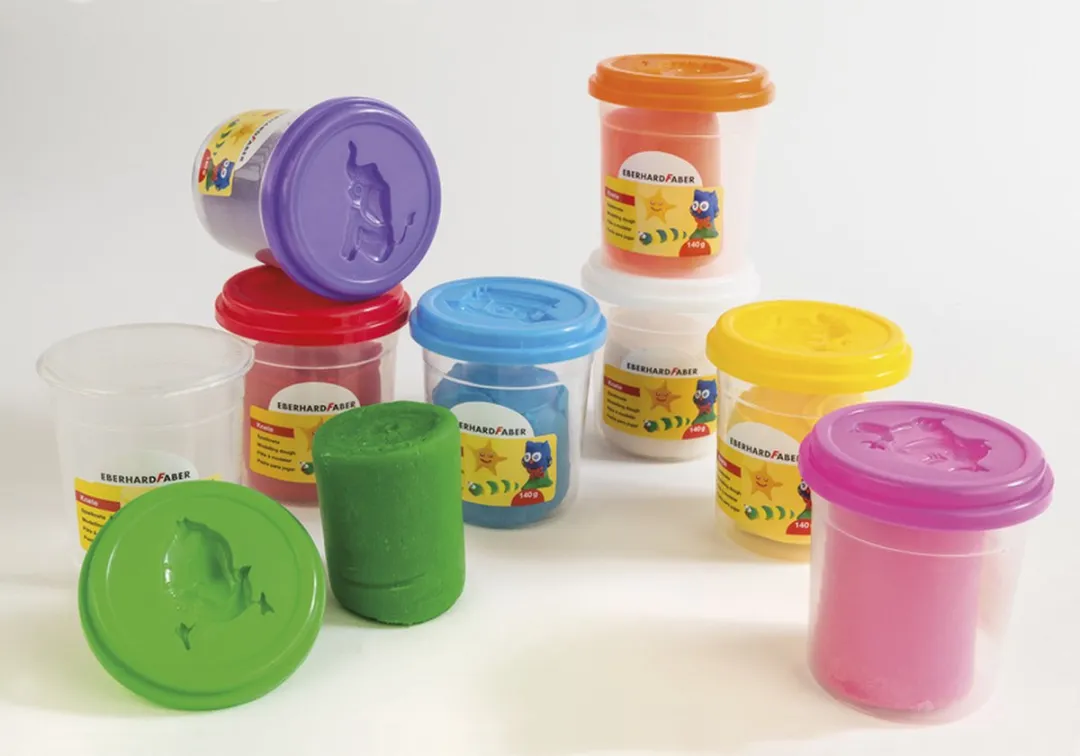 Eberhard Faber Kinderklei 4 Stuks - 140g - Assorti