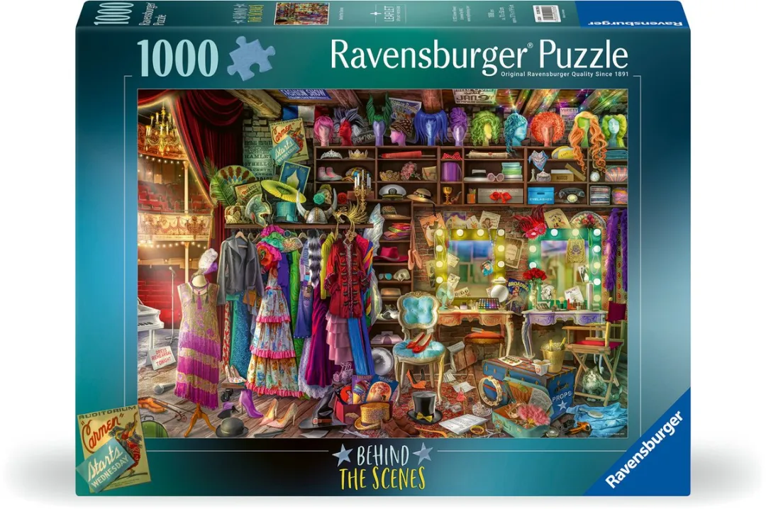 Ravensburger Hinter den Kulissen Puzzel 1000 Stuks - Multicolor - afbeelding 3 van 5