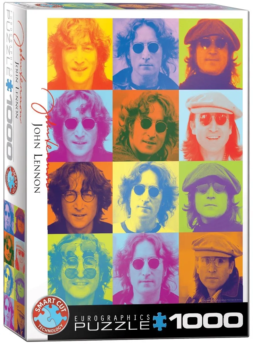 Eurographics John Lennon Kleurenportret 1000 Stuks - Meerkleurig