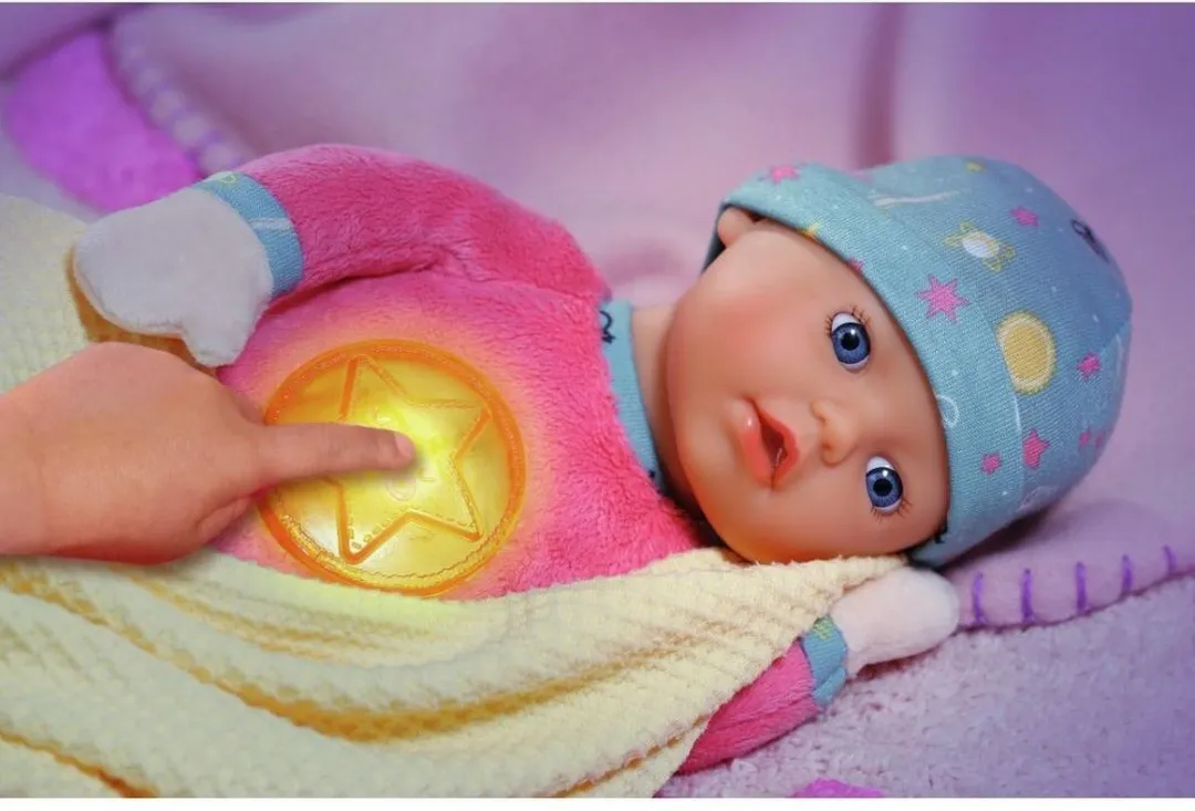 Baby Born Interactive Fopspeen 43cm Roze - 2x AA