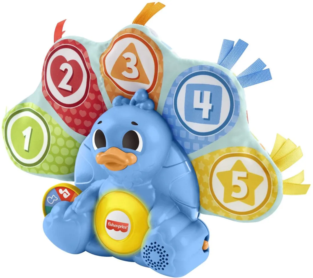 Fisher-Price Linkimals Tellen en Kleuren Pauw - Educatief Speelgoed MPN 0194735146376 - Meerkleurig
