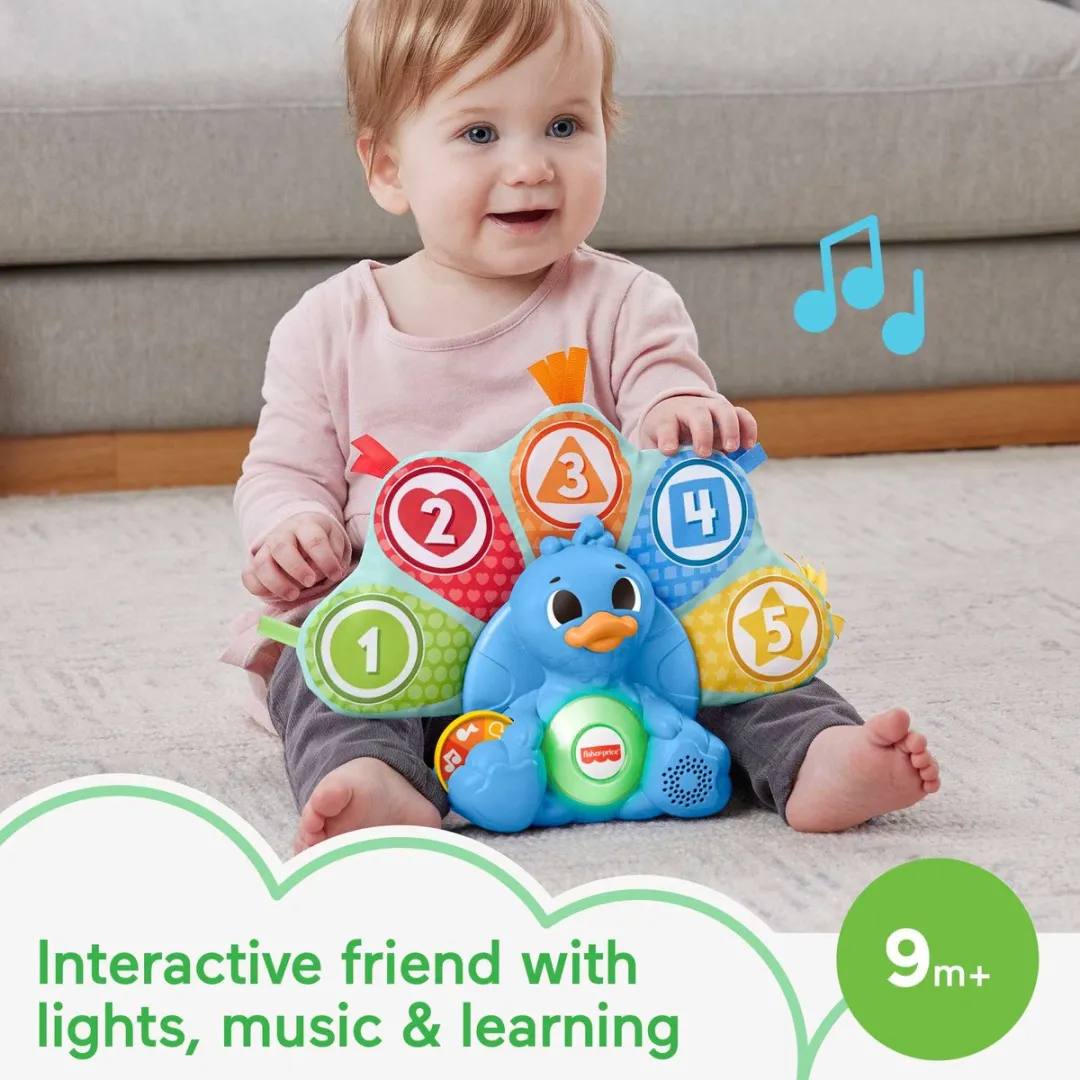 Fisher-Price Linkimals Tellen en Kleuren Pauw - Educatief Speelgoed MPN 0194735146376 - Meerkleurig