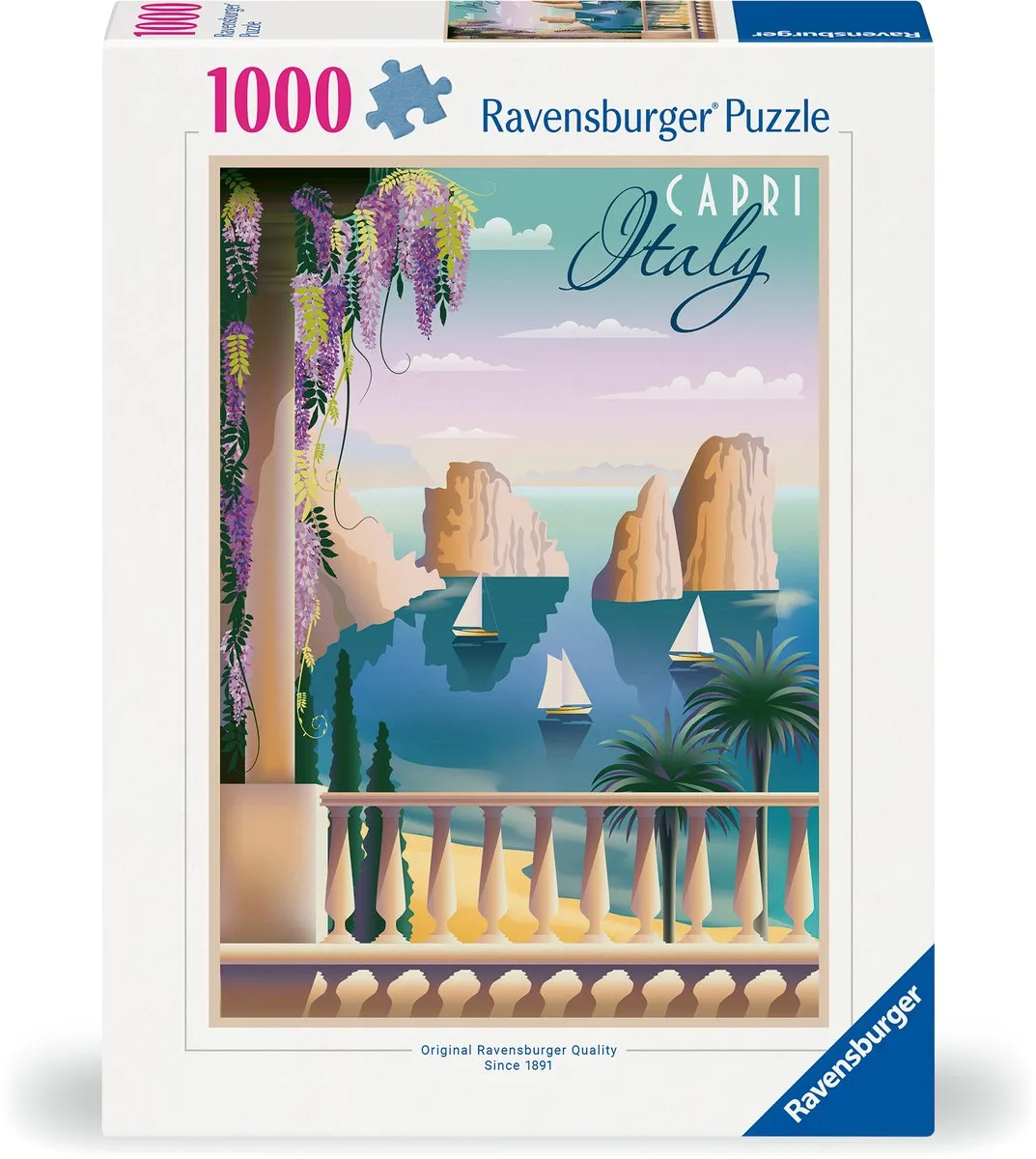 Ravensburger Capri Puzzel 1000 Stuks - Multicolor