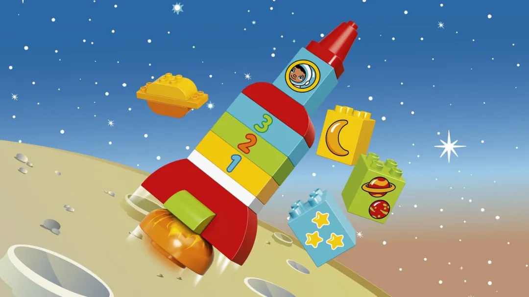 LEGO DUPLO Mijn Eerste Raket 10815 - 18 Stukken
