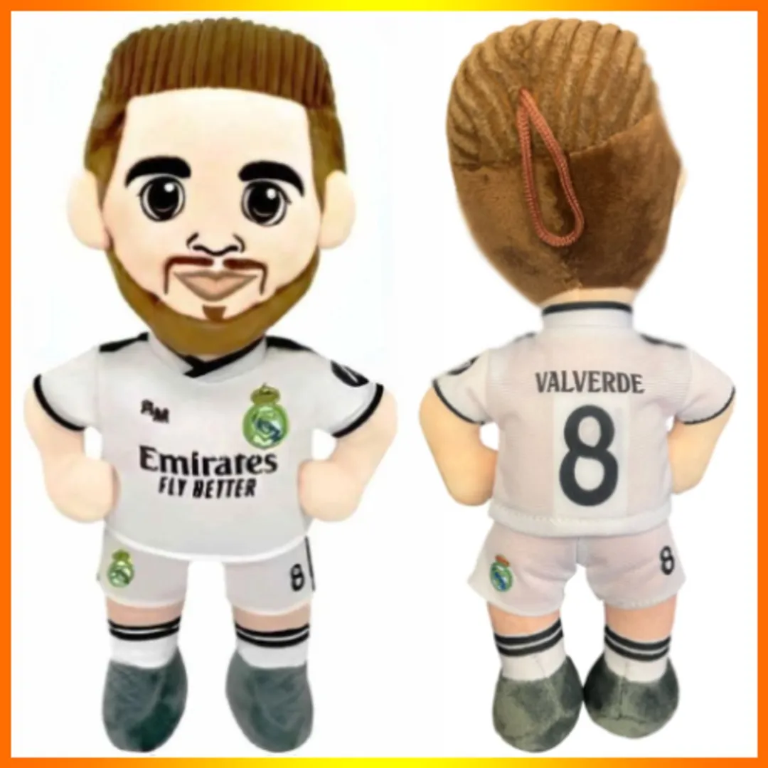 Topknuffels Federico Valverde Real Madrid Pluche Pop 28cm