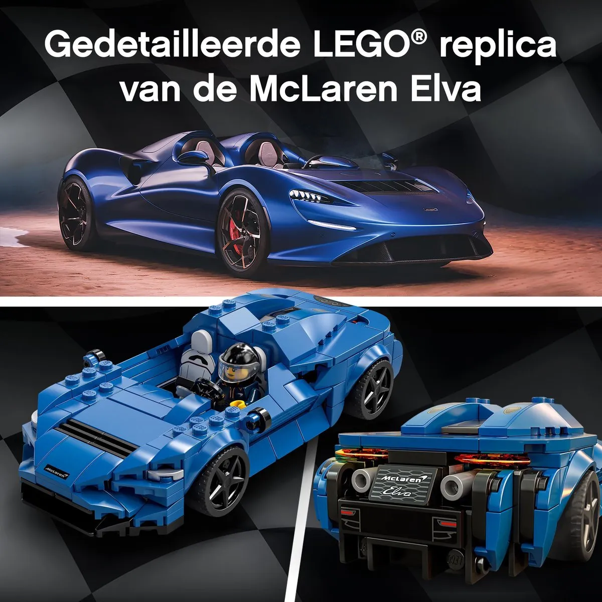 LEGO Speed Champions McLaren Elva 76902 - 263 Stukken - afbeelding 3 van 6