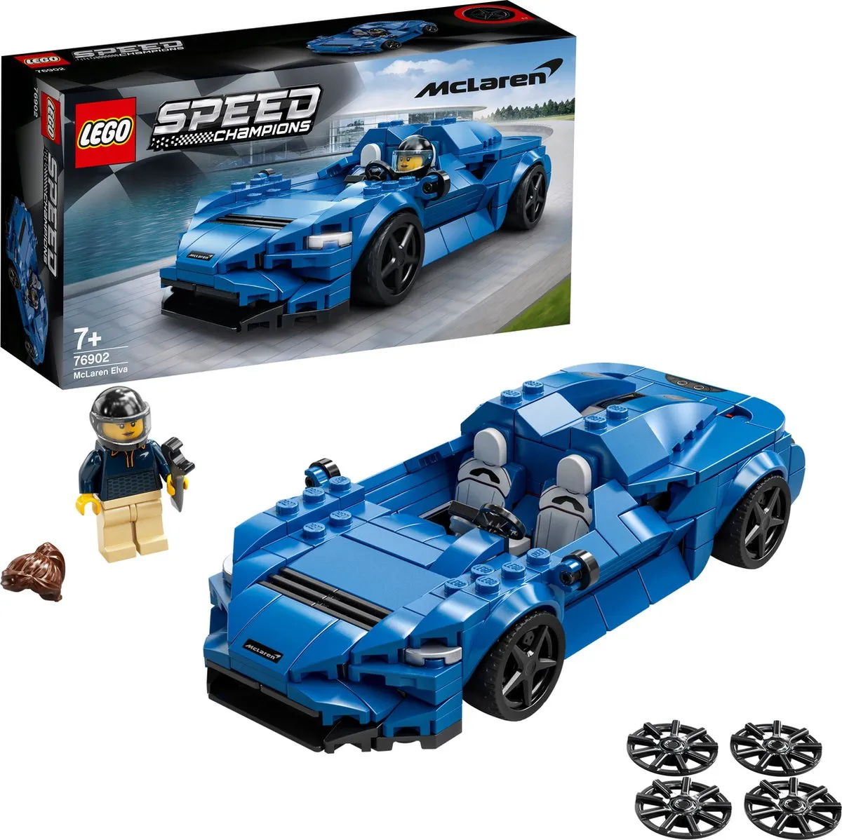 LEGO Speed Champions McLaren Elva 76902 - 263 Stukken - afbeelding 2 van 6