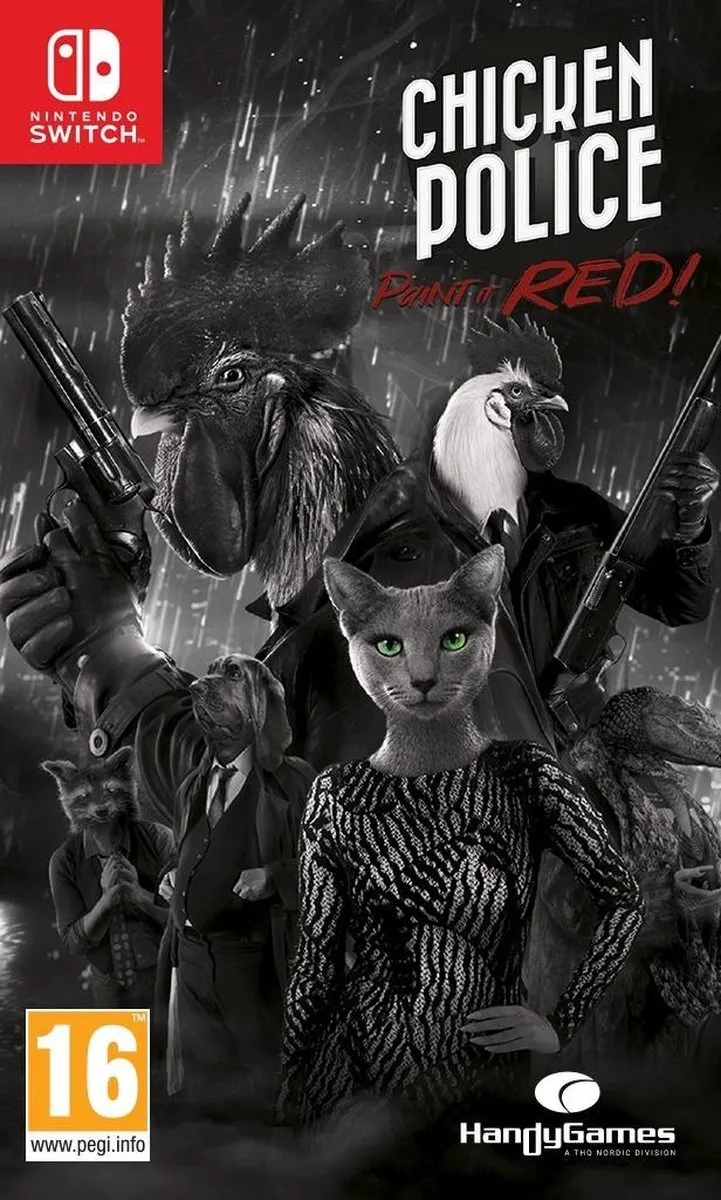 THQ Nordic Chicken Police Paint it Red Nintendo Switch