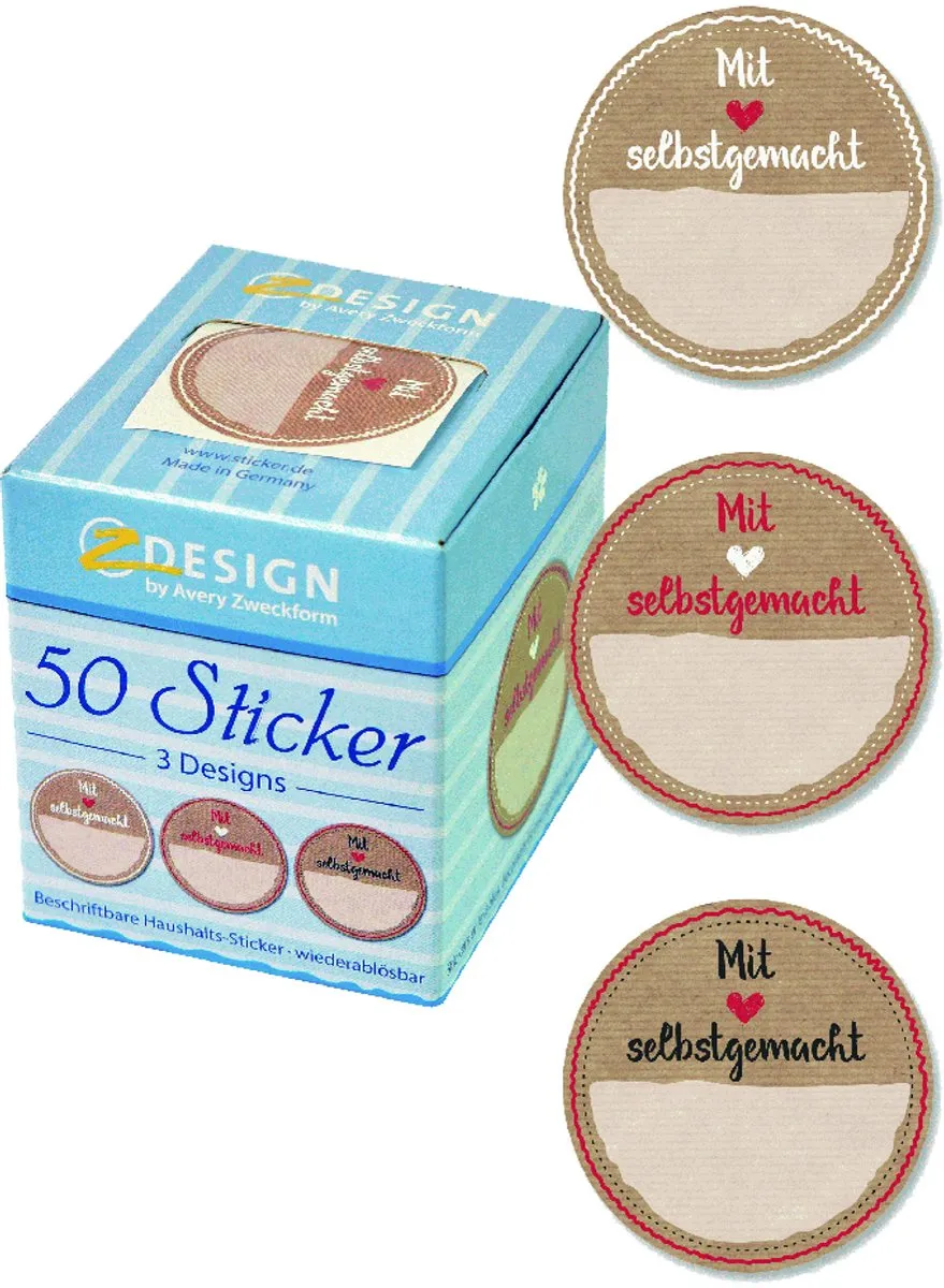 Avery AV-56819 Huishoud Stickers 'Homemade'