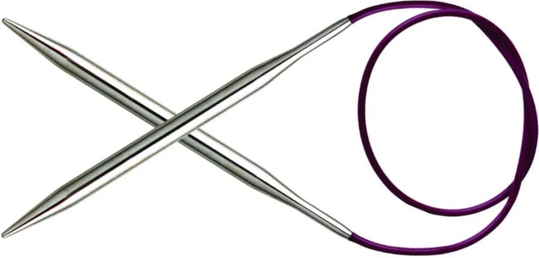 KnitPro Nova Metal Rondbreinaalden 80cm 5.50mm