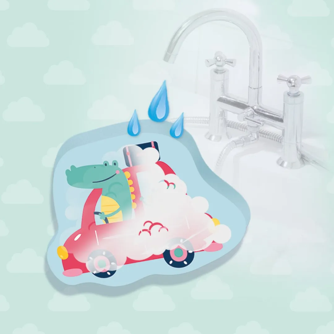 SES Creative Tiny Talents Badspeelgoed Auto's Wassen - 6 Auto's & Vingerborstel - 13099