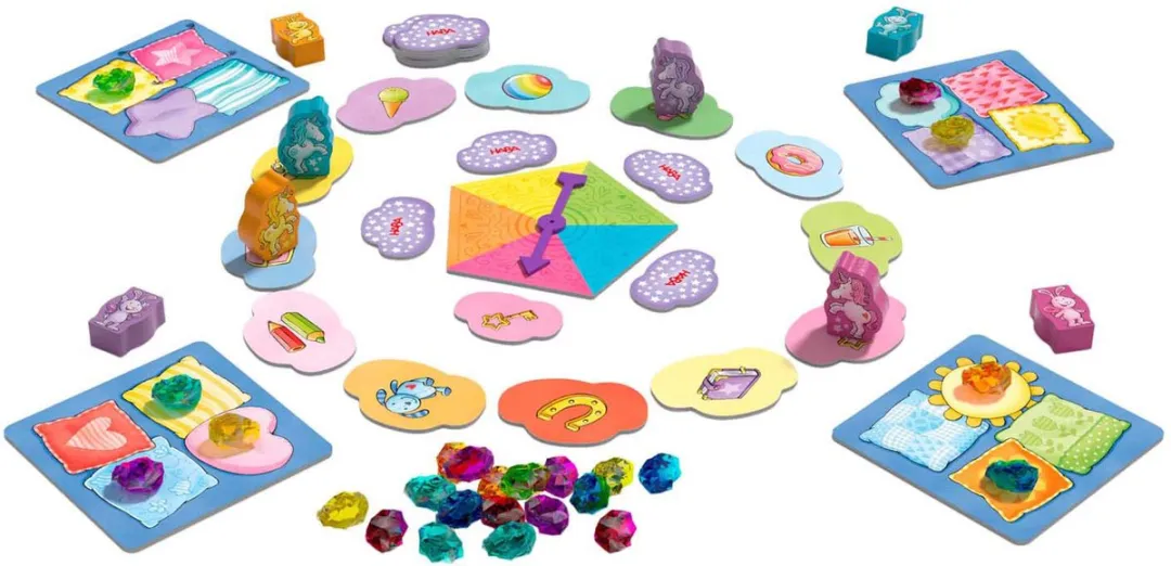 Haba Eenhoorn Flonkerglans Spellenverzameling - Multicolor