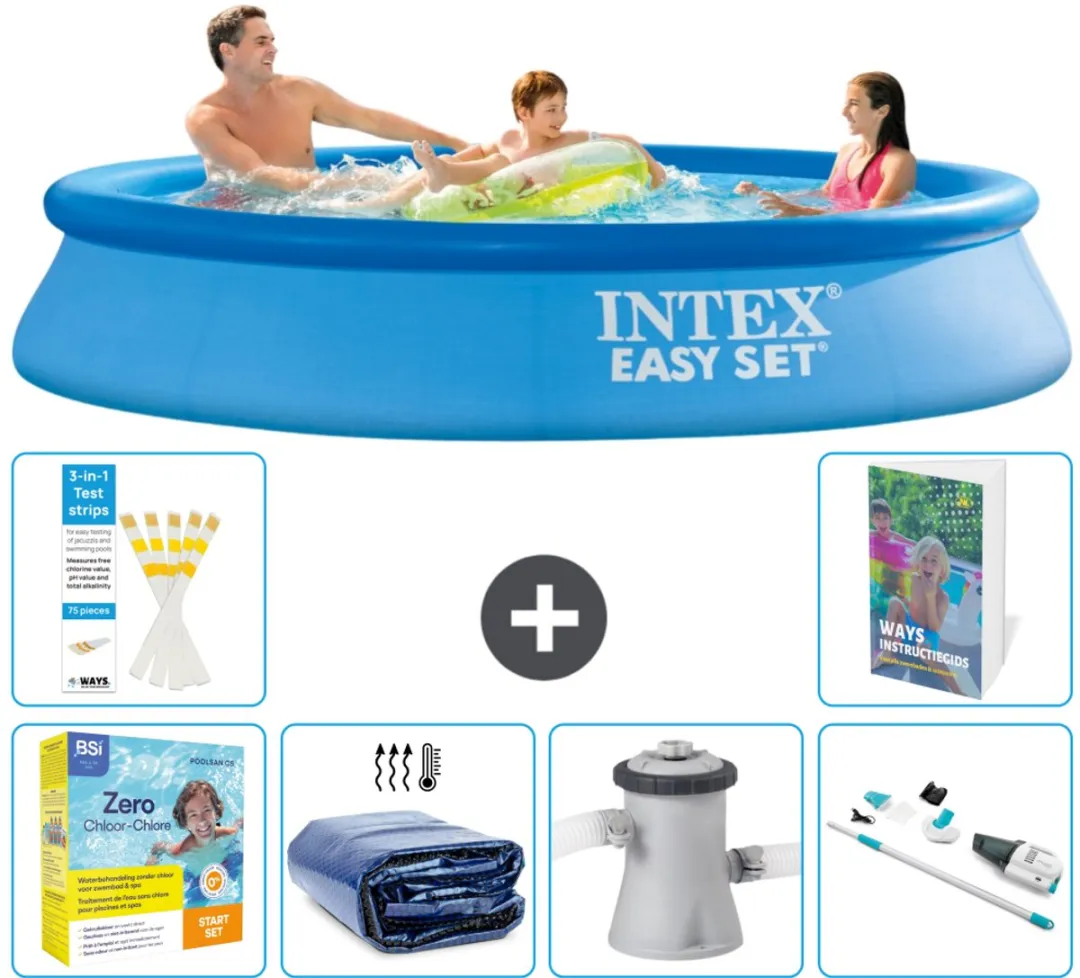 Intex Easy Set Zwembad 305x61cm Blauw