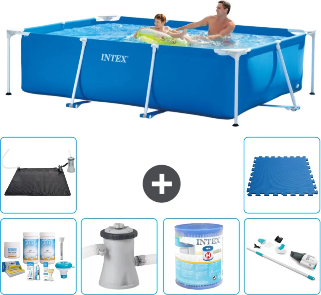 Intex Rechthoekig Frame Zwembad 260x160cm