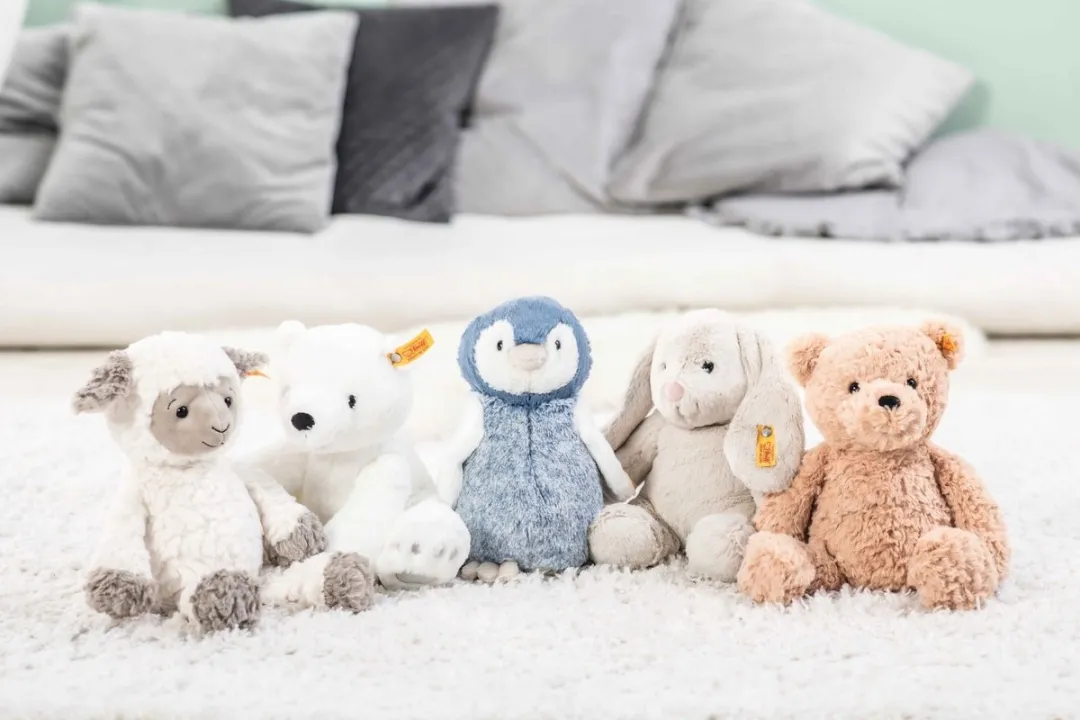 Steiff Knuffel Hoppie de Haas - 18 cm - Multikleur
