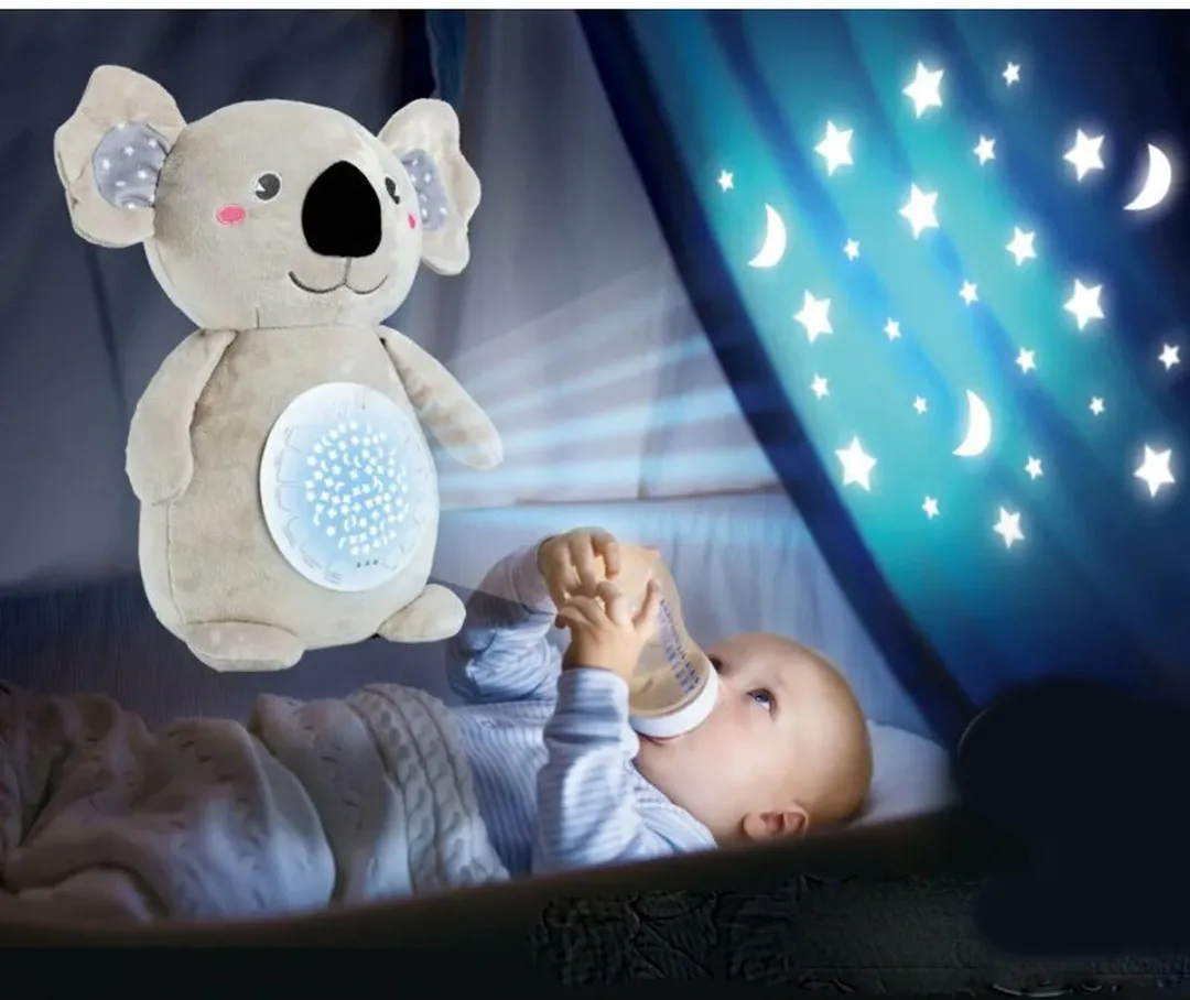 Ledy Toys Koala Baby Calm Projector Speelgoed - Grijs
