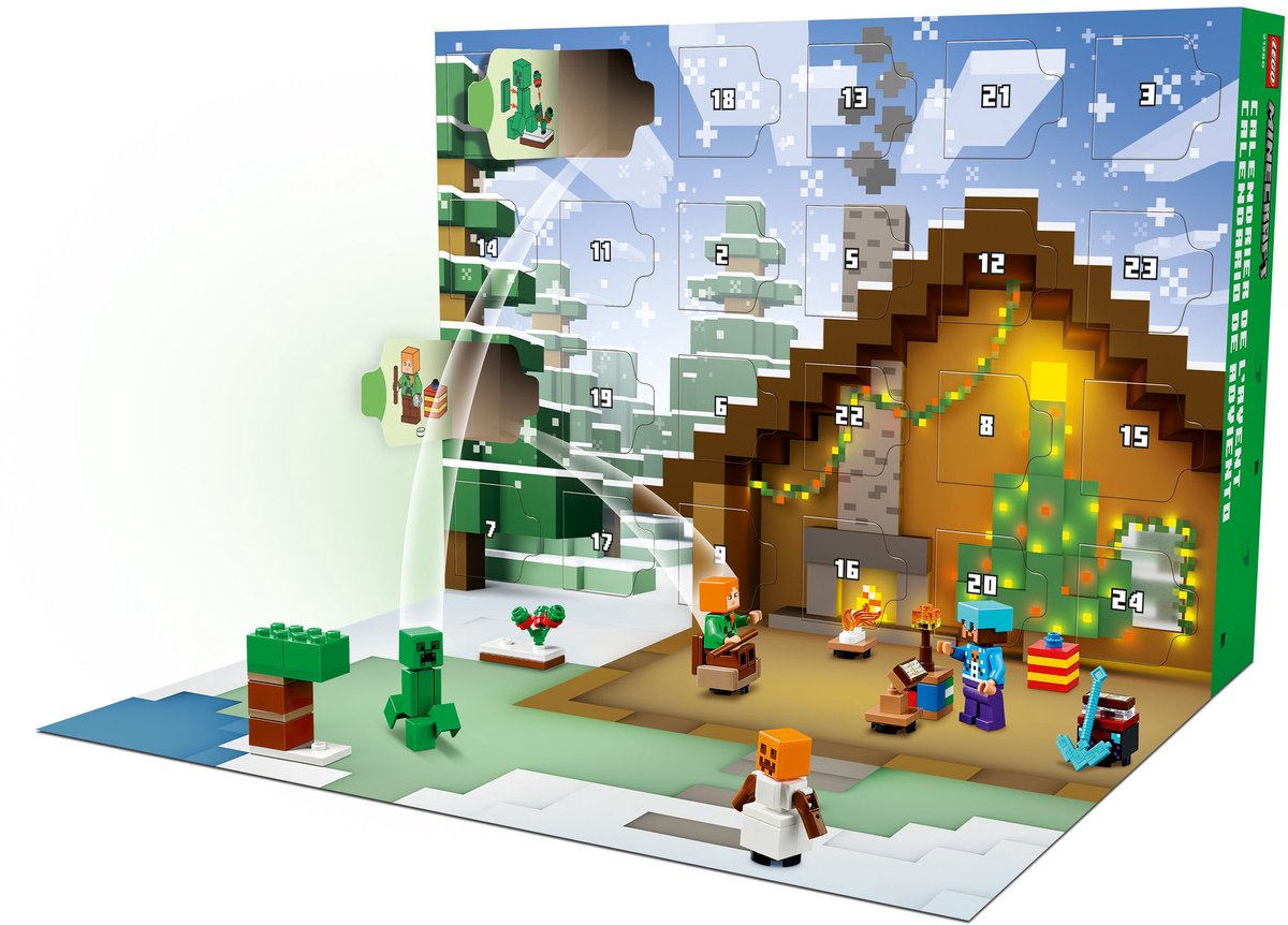 LEGO® Minecraft® Adventskalender 2025, Gamingcadeau - 21280
