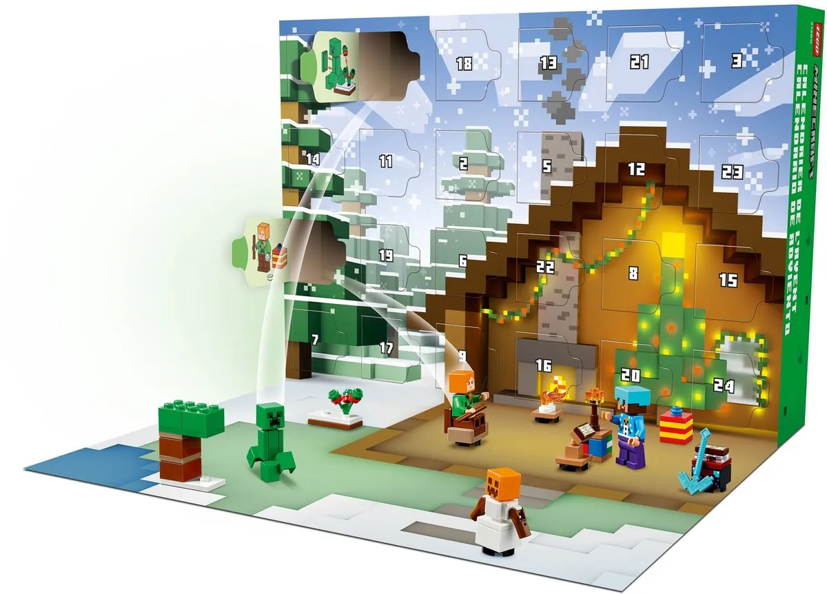 LEGO Minecraft Adventskalender 2025 21280 - 300 Stukken - Multicolor