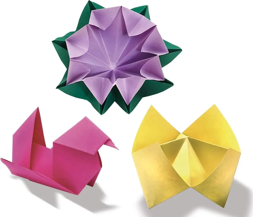 Folia Vouwblaadjes Rond 10cm - 10 Kleuren - 100 Stuks