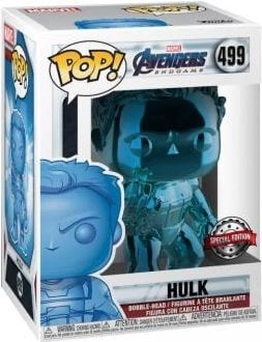 Funko Pop! Marvel Avengers Endgame Hulk (Blue Chrome) #499
