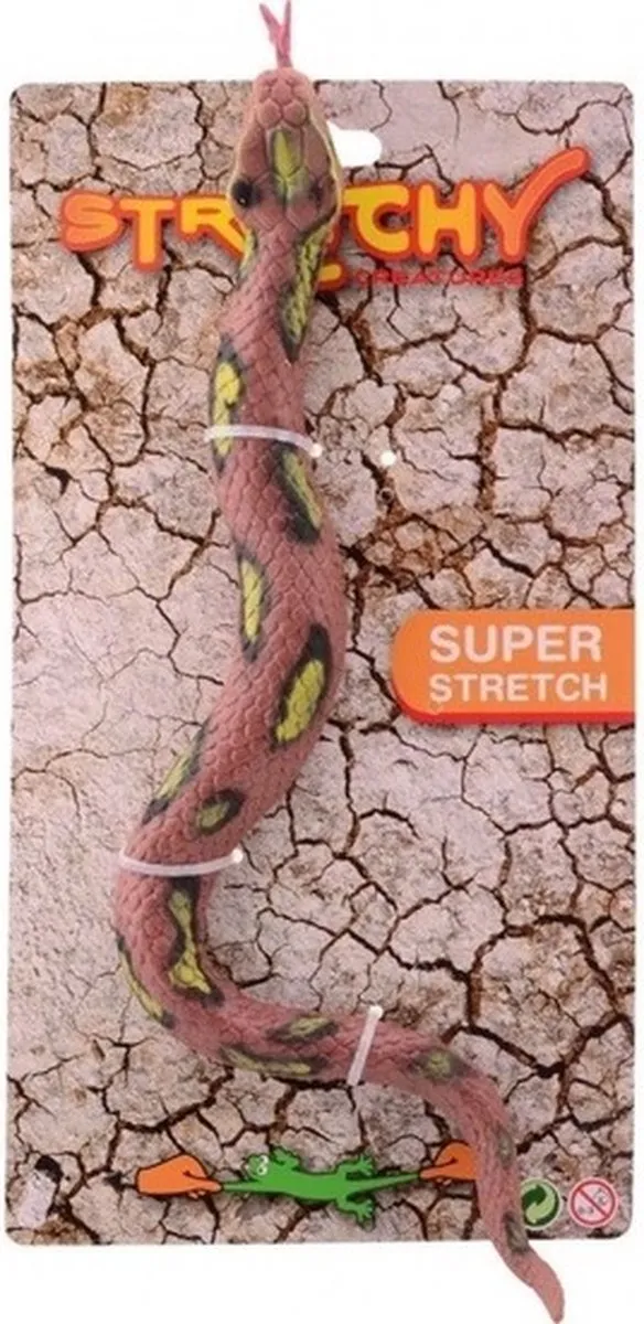Johntoy Rubberen Python Slang Stretch 27cm