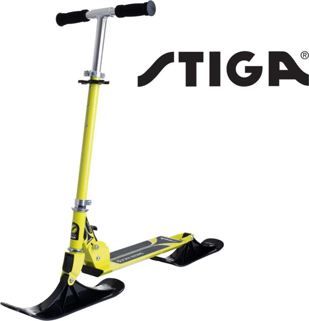 Stiga Snow Kick Lime Sneeuwstep - Opvouwbaar