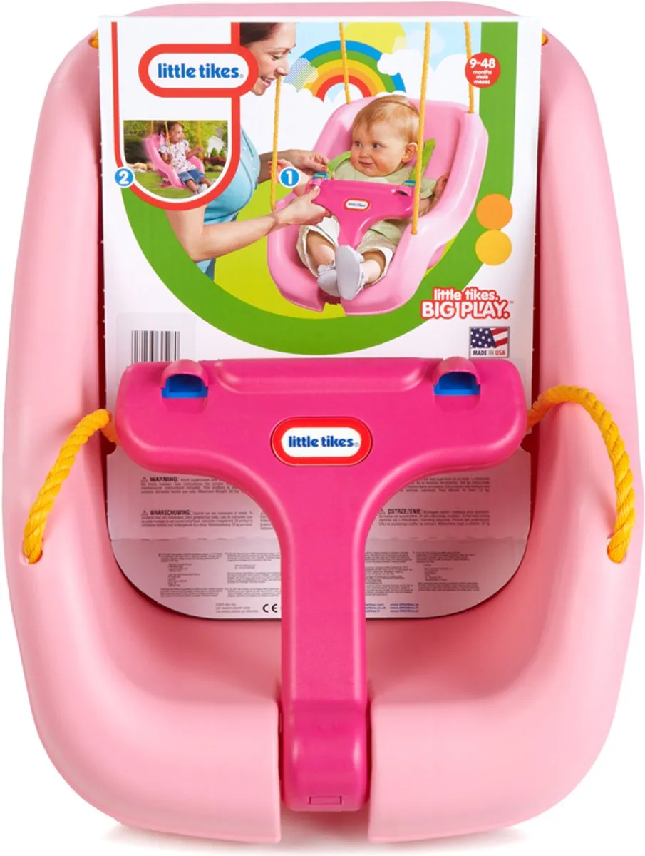 Little Tikes 2-in-1 Snug 'n Secure Swing - 4 Stuks Roze