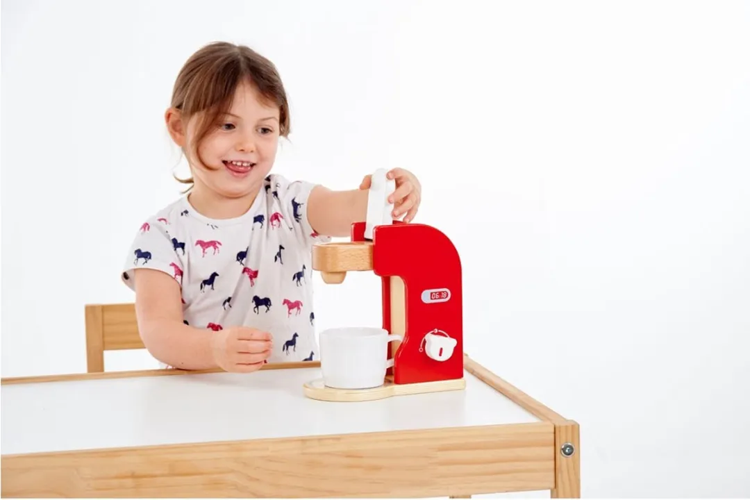 Viga Toys Speelgoedkoffiezetapparaat Beer