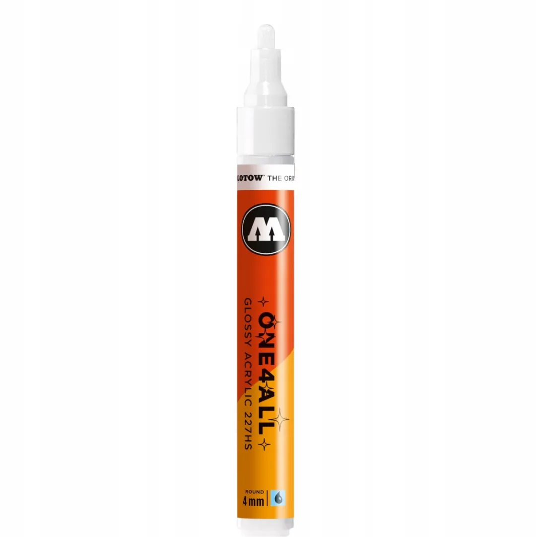 Molotow ONE4ALL 227HS Acryl Marker Signaalwit 4mm
