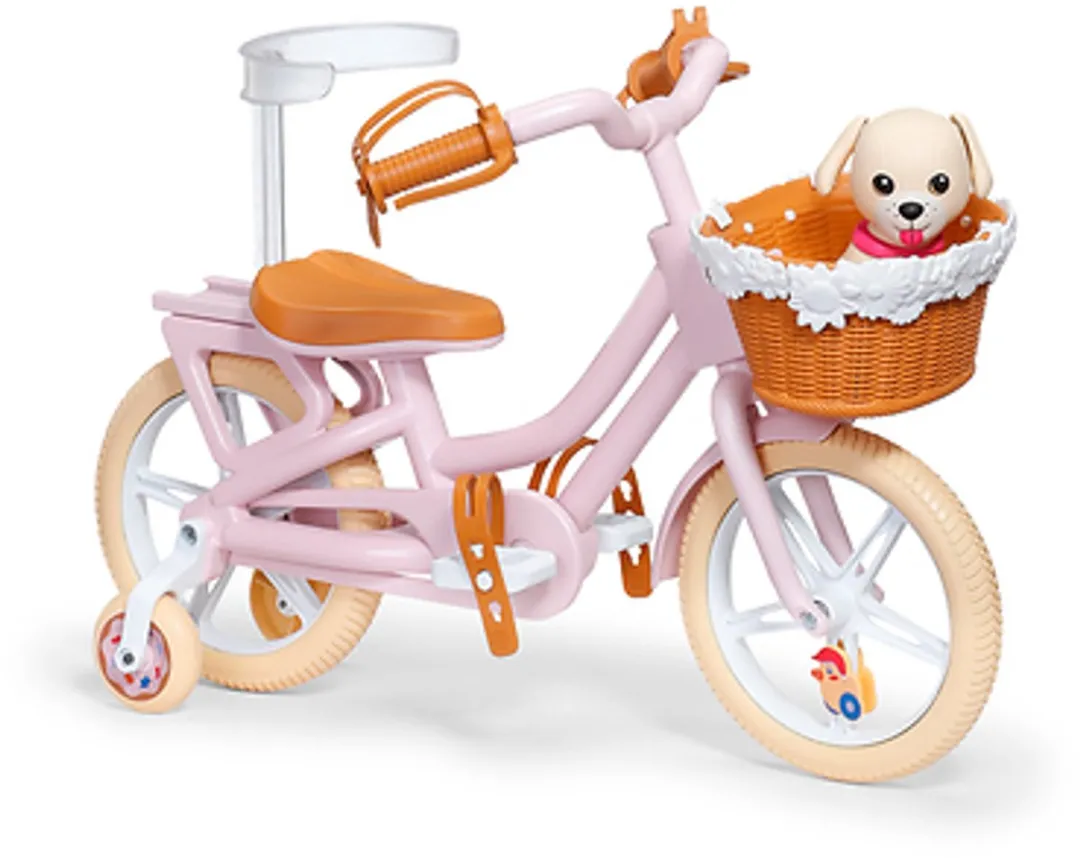Baby Born Fiets met Lucky - Roze