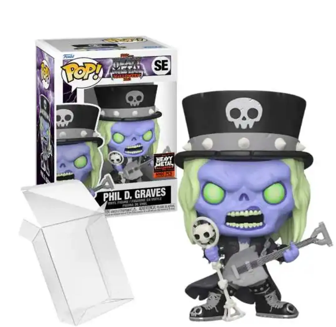 Funko Pop! Heavy Metal Halloween 2023 Phil D. Graves Limited Edition