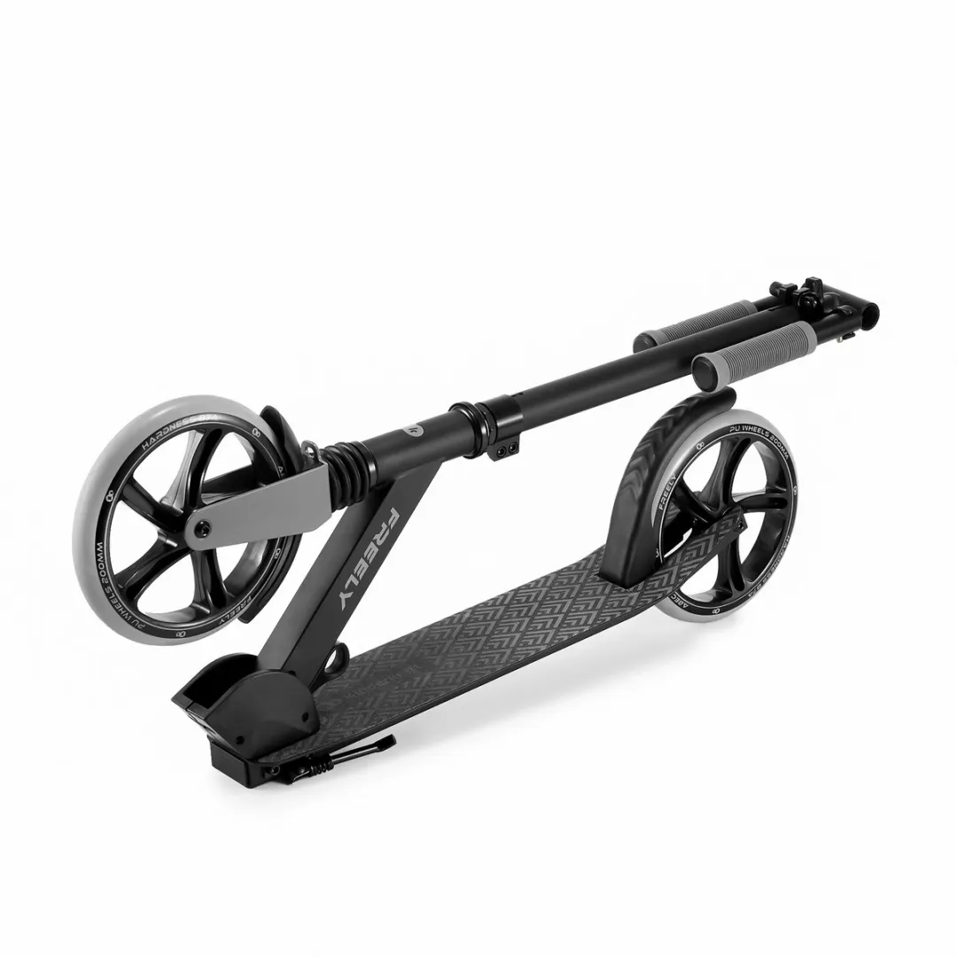 KinderKraft FREELY Opvouwbare Step 20cm - ABEC-7 - Zwart - afbeelding 6 van 6