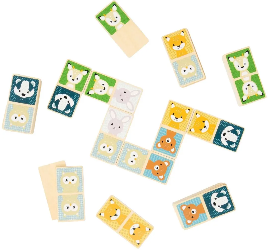 BIGJIGS Houten Domino Wilde Dieren 36013