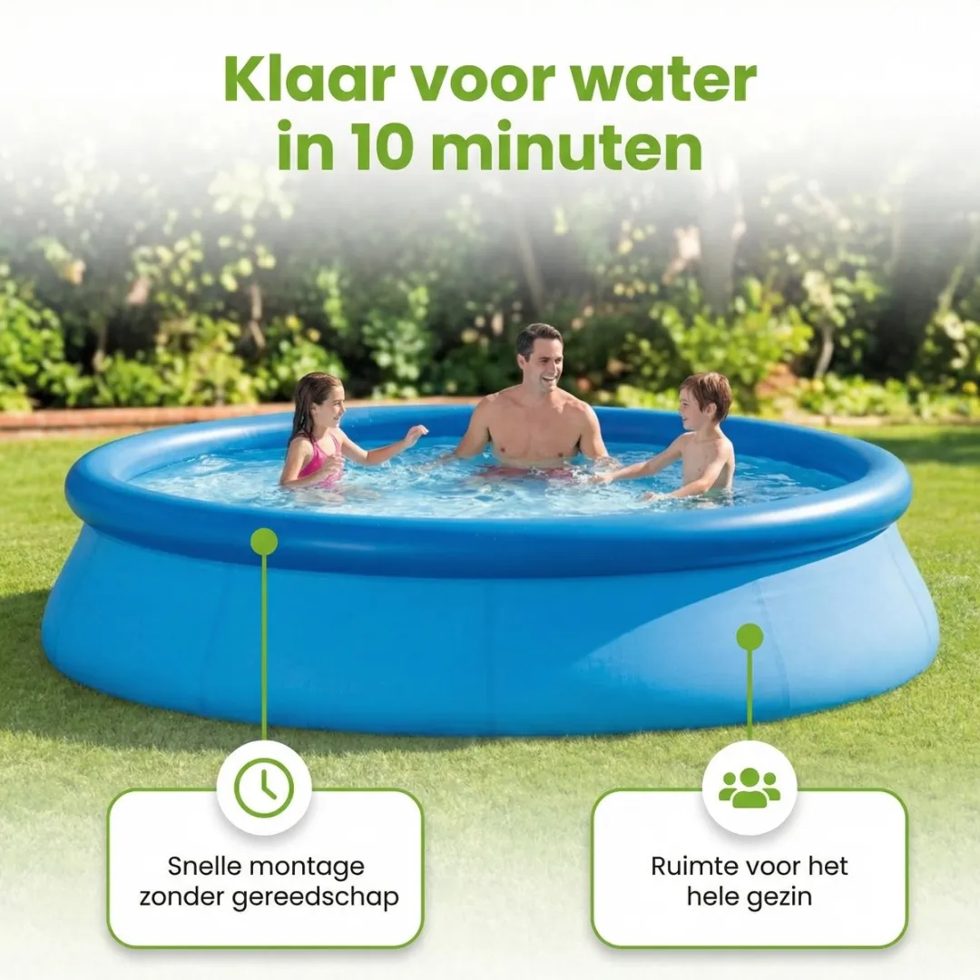 Intex Easy Set Zwembad 305cm Blauw - 7-delig