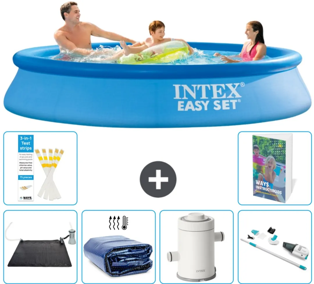 Intex Easy Set Zwembad 305cm Blauw - 7-delig