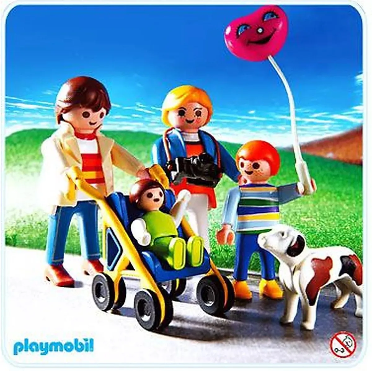 Playmobil Gezinswandeling met Buggy P-3209 - 7 Onderdelen
