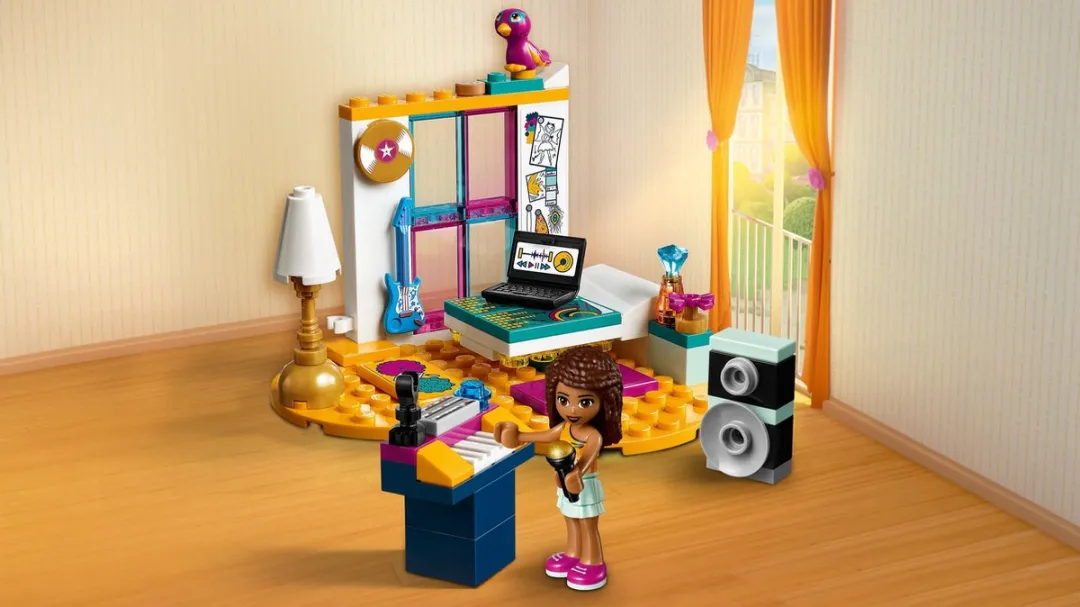 LEGO Friends Andrea's Slaapkamer 41341 - 85 Stukken