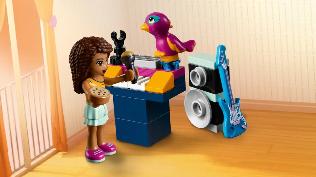 LEGO Friends Andrea's Slaapkamer 41341 - 85 Stukken