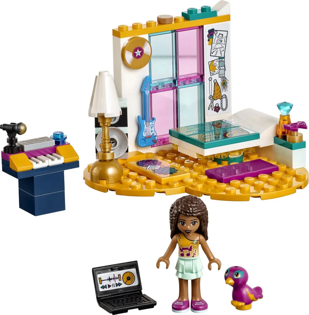 LEGO Friends Andrea's Slaapkamer 41341 - 85 Stukken