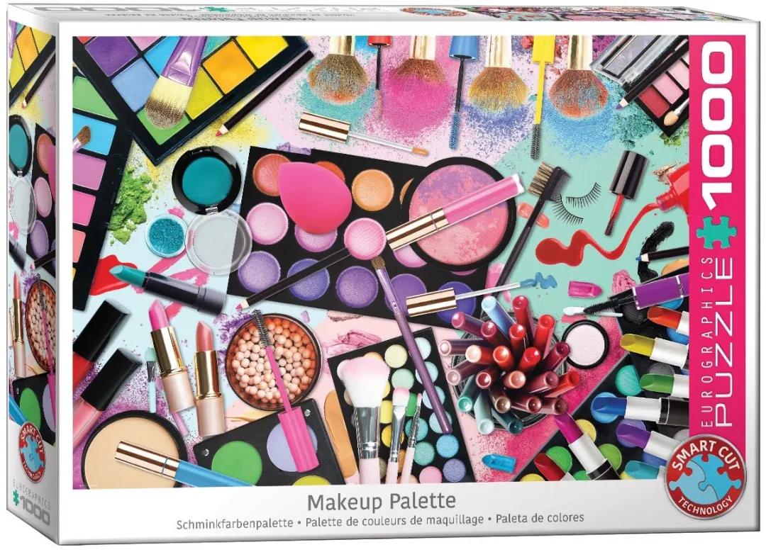 Eurographics Makeup Palette Legpuzzel 1000 Stuks - 68x48cm - Meerkleurig