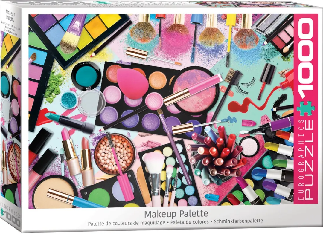 Eurographics Makeup Palette Legpuzzel 1000 Stuks - 68x48cm - Meerkleurig