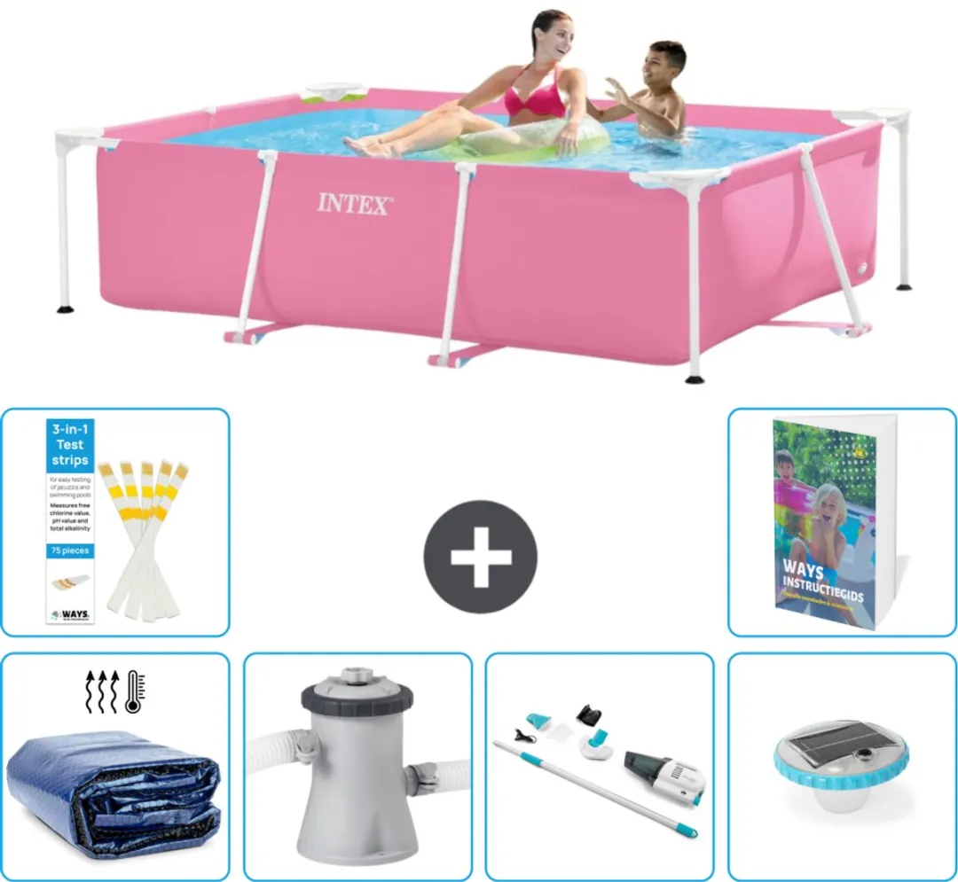 Intex Frame Zwembad 220x150x60cm Roze