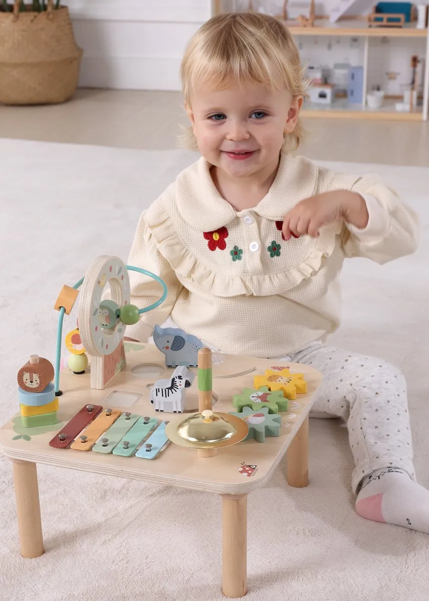 Tooky Toy Houten Activiteitentafel 8-in-1 - Multicolor