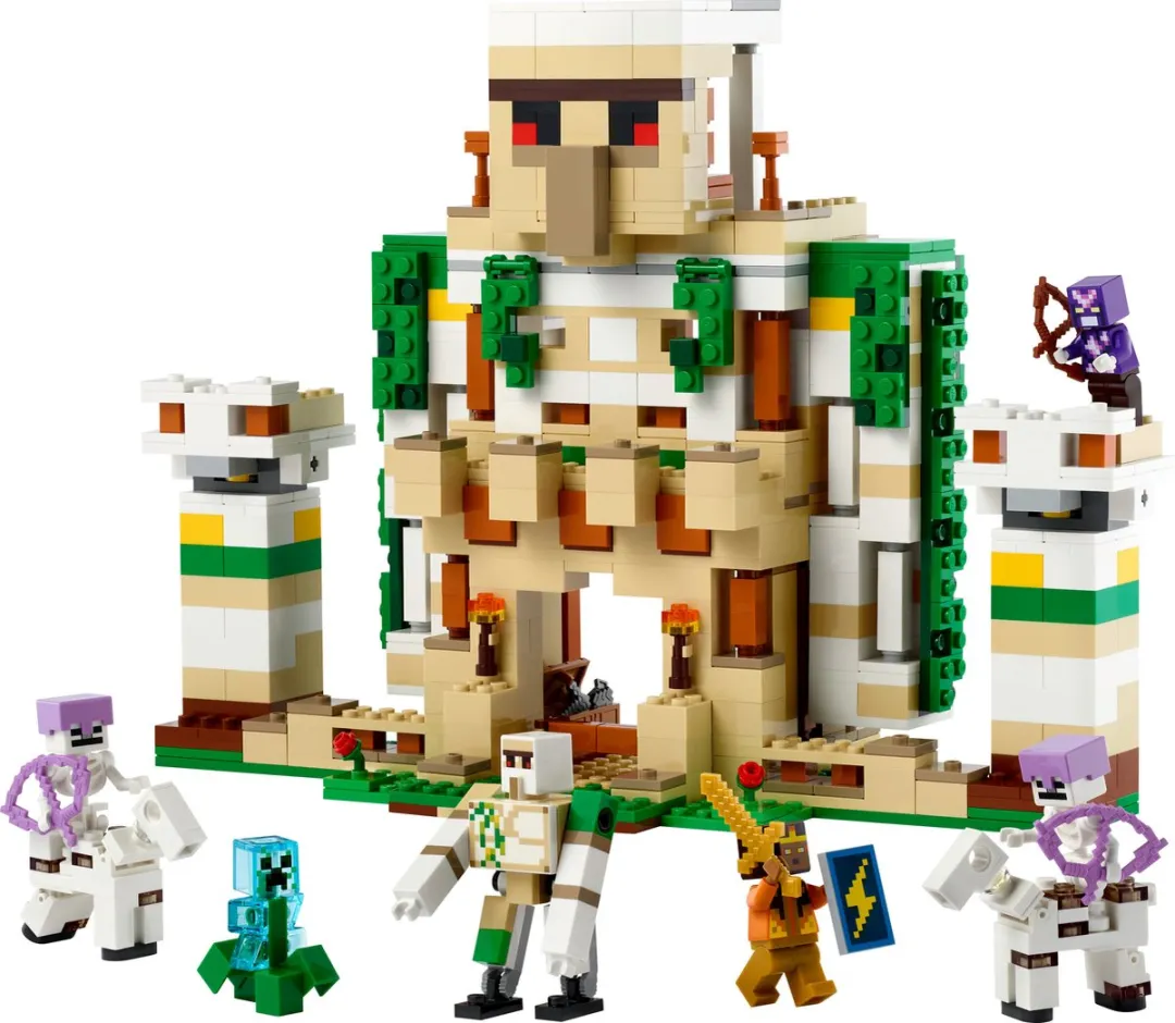 LEGO Minecraft IJzergolemfort 21250 - 868 Stukken - afbeelding 6 van 6