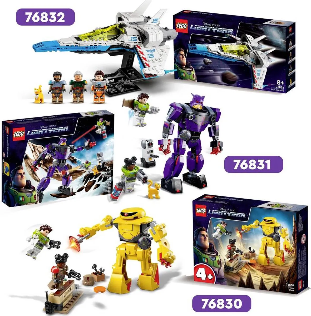 LEGO Disney Lightyear XL-15 Ruimteschip 76832 - 497 Stukken