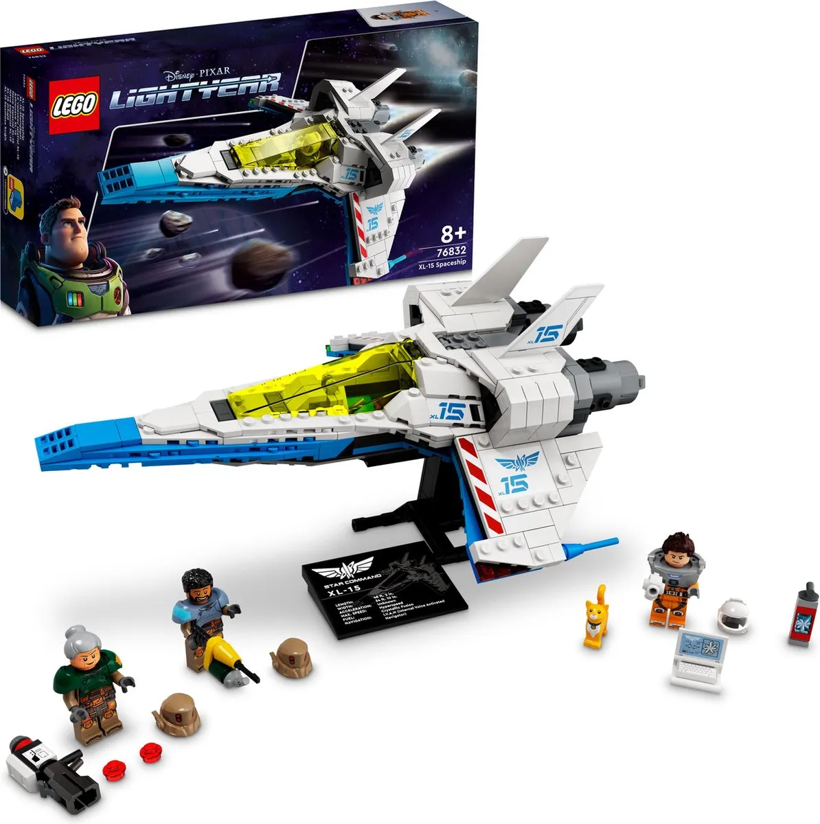 LEGO Disney Lightyear XL-15 Ruimteschip 76832 - 497 Stukken